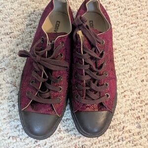 Converse Women's Purple Lace Sneakers